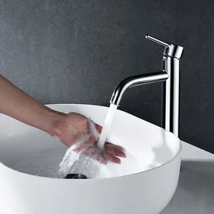 Decaura Grifo Baño Grifo Baño Lavabo para Lavabo Sobre encimera Cromo - Imagen 1 de 11