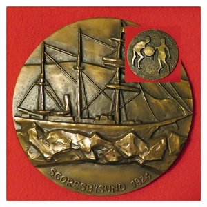 1974 Gronland Medaljen bronzo di Sven Havsteen-Mikkelsen. Ltd. Edizione 2202/5000 - Foto 1 di 8