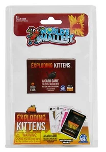 World's Smallest Exploding Kittens Card Game Super Impulse NEW SEALED - Picture 1 of 4