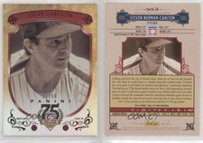 2014 Panini Hall of Fame Red Shield Red /50 Steve Carlton #74 HOF Shield