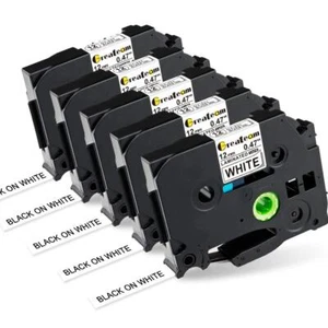 5PK TZ-231 TZe-231 Compatible Tape 1/2'' for Brother P-Touch Label Make PT-1010 - Picture 1 of 9