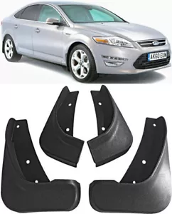 Genuine Front & Rear Splash Guards Mud Flaps For 2008-2014 Ford Mondeo MK4 IV - Picture 1 of 6