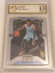 Ja Morant - 2019-20 Panini Prizm #249 - RC / Rookie Card - CGA 8.5 NM/MT+ - Picture 1 of 6