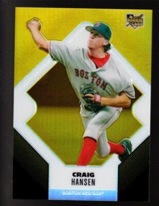 2006 Finest REFRACTOR GOLD #140 Craig Hansen SERIAL #4/49 BOSTON RED SOX