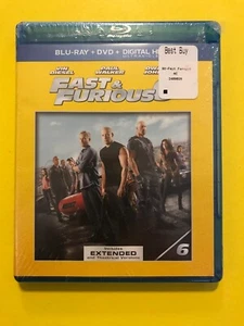 Fast & Furious 6 Blu-ray + DVD 2-Disc Set Vin Diesel Dwayne Johnson New Sealed - Picture 1 of 2