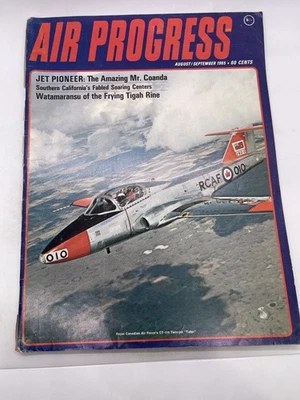 Air Progress Magazine Aug/Sep 1965 Vol 17 No 5 Jet Pioneer Coanda Conde Nast - Image 1 of 3