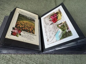 Vintage Collectible Postcards Bundle X96 Victorian Greetings Sentimental M245 - Picture 1 of 18