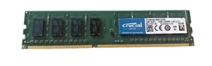 Crucial 2GB 240pin DIMM 256Mx64 DDR3 Desktop Memory CT25664BA160B.C8FKD - Picture 1 of 1