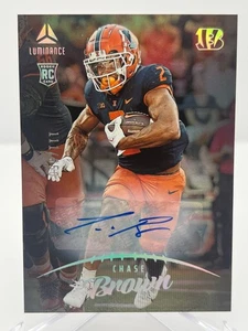 Panini Luminance Chase Brown RC 111/350 2023 autógrafo n.º 134 BENGALS - Imagen 1 de 2