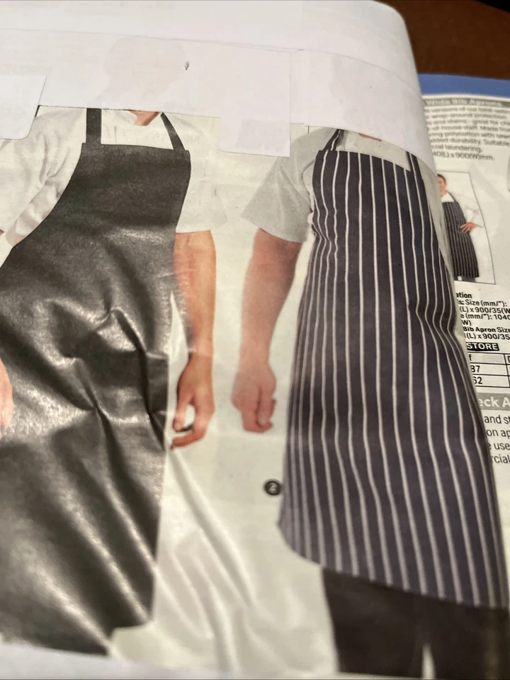 Dennys Multi-Coloured Recycled Bib Apron Easy Care, Easy Wash - Image 1 of 1