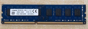 Kingston 8GB DDR3 Desktop RAM Memory PC3L-12800 1600Mhz - Picture 1 of 1