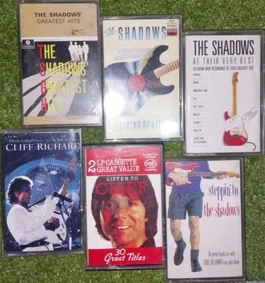 6 x CLIFF RICHARD  SHADOWS Albums GREATEST VERY BEST STEPPIN EVENT LISTEN STRING Foto 1 de 3