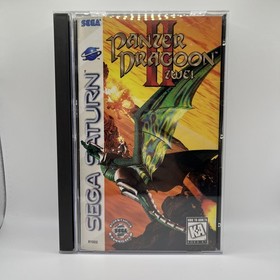 Panzer Dragoon II Zwei (Sega Saturn, 1996) Complete w/Case, Manual + Reg Card!!
