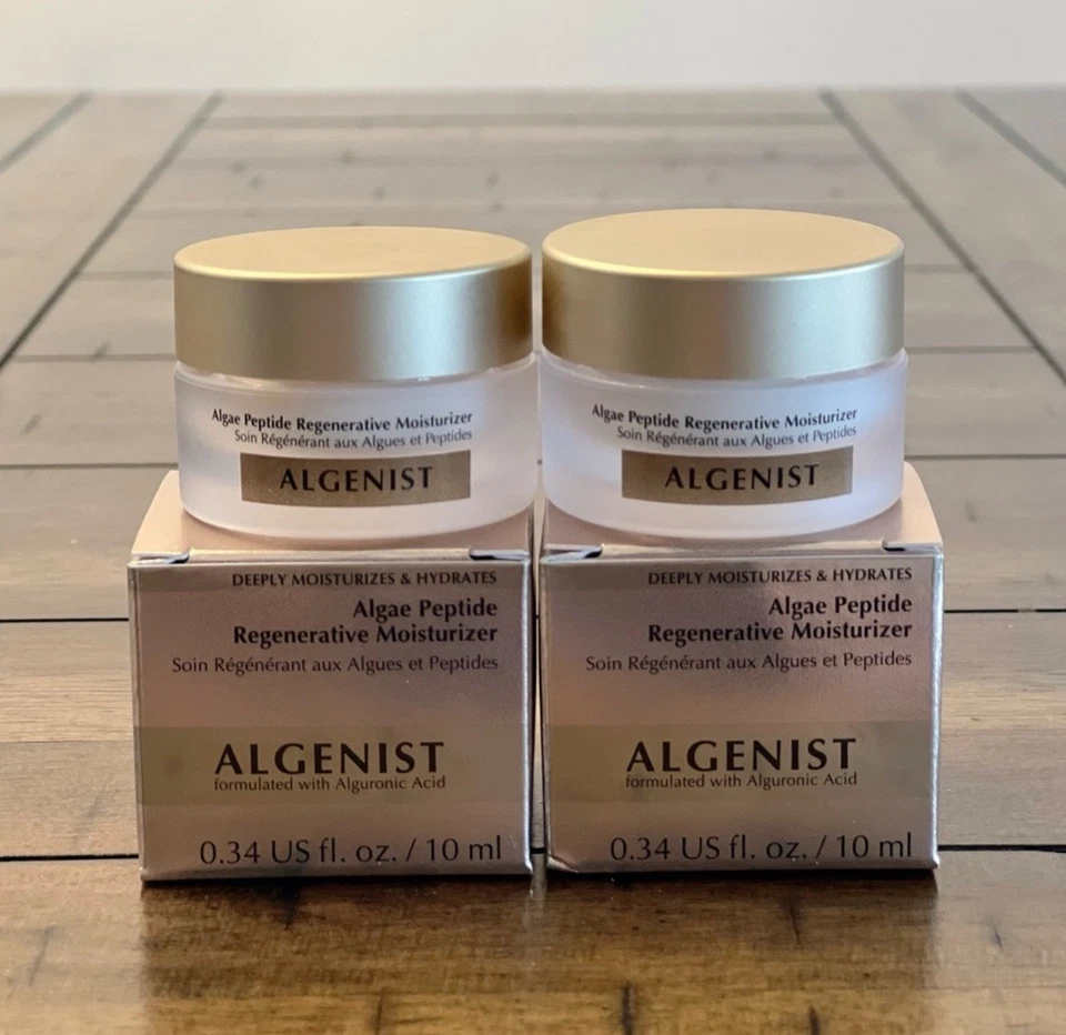 2*ALGENIST algae peptide regenerative moisturizer, NEW 10mL travel size - Image 1 of 1