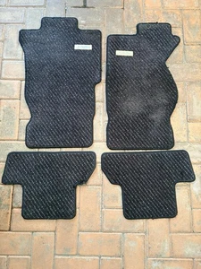 RX7 FD Floor Mats (Black With Yellow Gold RX7) Complete JDM OEM Mazdaspeed FD3S - Bild 1 von 7