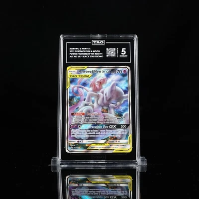 Pokemon TCG Mewtwo & Mew GX SM191 Sm Holo - Image 1 of 4