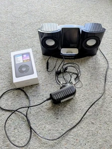 ipod 160gb classic, boxed with instructions, intempo charging stand & speakers - Picture 1 of 7