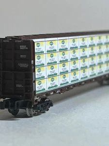 UPDATED!! Z-SCALE AZL 73' CENTERBEAM LOADS (ONLY) - MAGNETIC LOCKING & REMOVABLE - Picture 1 of 32