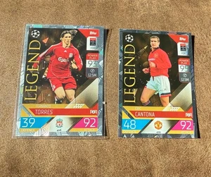 Topps Match Attax LEGEND Cards – Eric Cantona & Fernando Torres - Picture 1 of 2