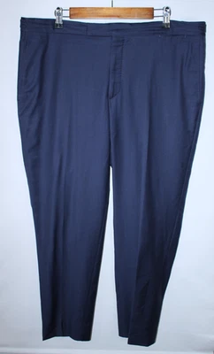 Pal Zileri Men's 56 Navy Blue 100% Wool Dress Pants - Image 1 of 4