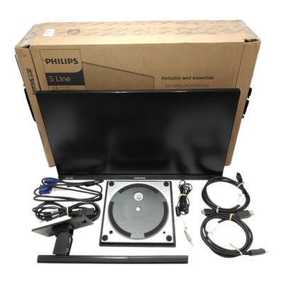 Philips 24" LED LCD Monitor 1080p 242S1AE 242S1AE/00 NEW - Image 1 of 4