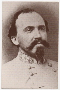 Cartolina GUERRA CIVILE AMERICANA CSA GENERALE JOHN HUNT MORGAN, fotografo YORK PA - Foto 1 di 2