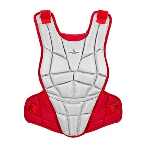 All-Star AFx Series Fastpitch Catcher's Chest Protector - White/Scarlet - Large - Picture 1 of 1
