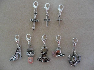 1 x Clip On Charm - Armband, Handtasche, Reißverschluss + gratis Geschenktüte - Bild 1 von 8