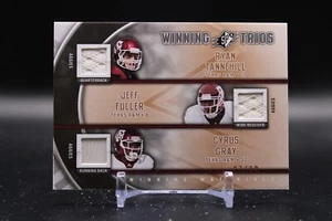 Tannehill, Fuller, Gray, Texas A&M Aggies, 2012 SPX Triple Relic, 27/99, #WM3-10 - Picture 1 of 2