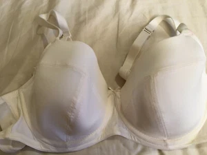 Reggiseno Cacique Lane Bryant grazioso bianco brillante 42C DOLCE ๐ LEGGI - Foto 1 di 6
