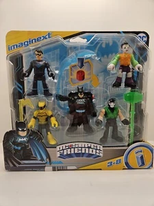 Imaginext DC Super Friends MultiPack 5 Figure BATMAN NIGHTWING BANE JOKER SIGNAL - Picture 1 of 4