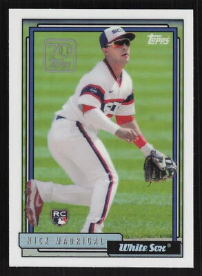 2021 Topps #70YT-42 Nick Madrigal 70th Refractor Card TCCCX - Image 1 of 2