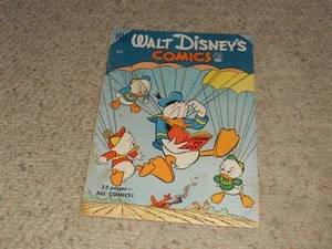 1951 WALT DISNEY’S COMICS Dell Comic Book #6 - DONALD DUCK - RARE ISSUE!!! - Picture 1 of 2