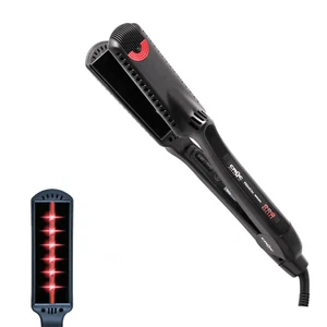 Premium Infrared Black Titanium Flat Iron 1.5" - Picture 1 of 9