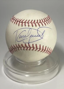 KIRBY PUCKETT SINGLE SIGNED OMLB BASEBALL JSA LETTER OF AUTHENTICITY GRADED 8 - Picture 1 of 8