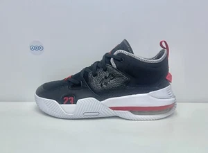Mens Nike Air Jordan Stay Loyal 2 Max Leather Black Red Bred White Various Sizes - Picture 1 of 22
