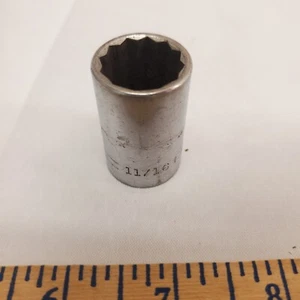 Craftsman 1/2" Drive 11/16 Inch 12 Point V Series Socket - Picture 1 of 4