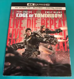 Edge of Tomorrow [4K Ultra HD + Blu-ray + Digital] [Slipcover] Brand New Sealed - Imagen 1 de 4