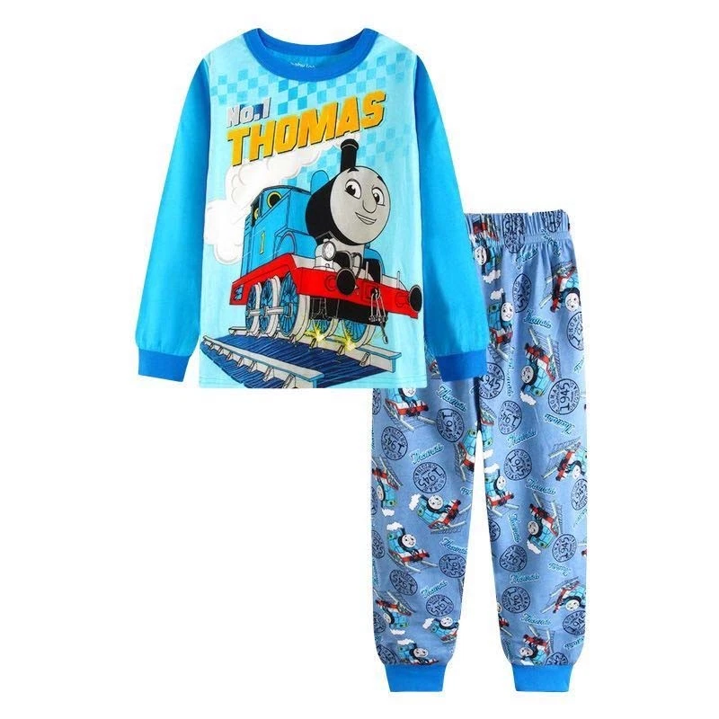 Thomas boys cotton long sleeve pjs clothing size 1 2 3 4 5 6 sleepwear - image 1 of 1