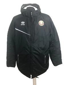 BELARUS Football Team Benchcoat XXL Errea gefütterte Jacke schwarz wattierter Mantel neu mit Etikett - Bild 1 von 11