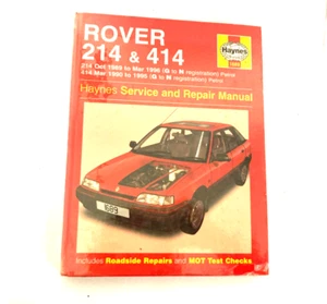 Rover 214 and 414 1989-1992 Haynes Service and Repair Manual - Picture 1 of 2