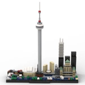 MOC-156914 Toronto - City Architecture Skyline Model Building Toys 429 Pieces - Picture 1 of 1