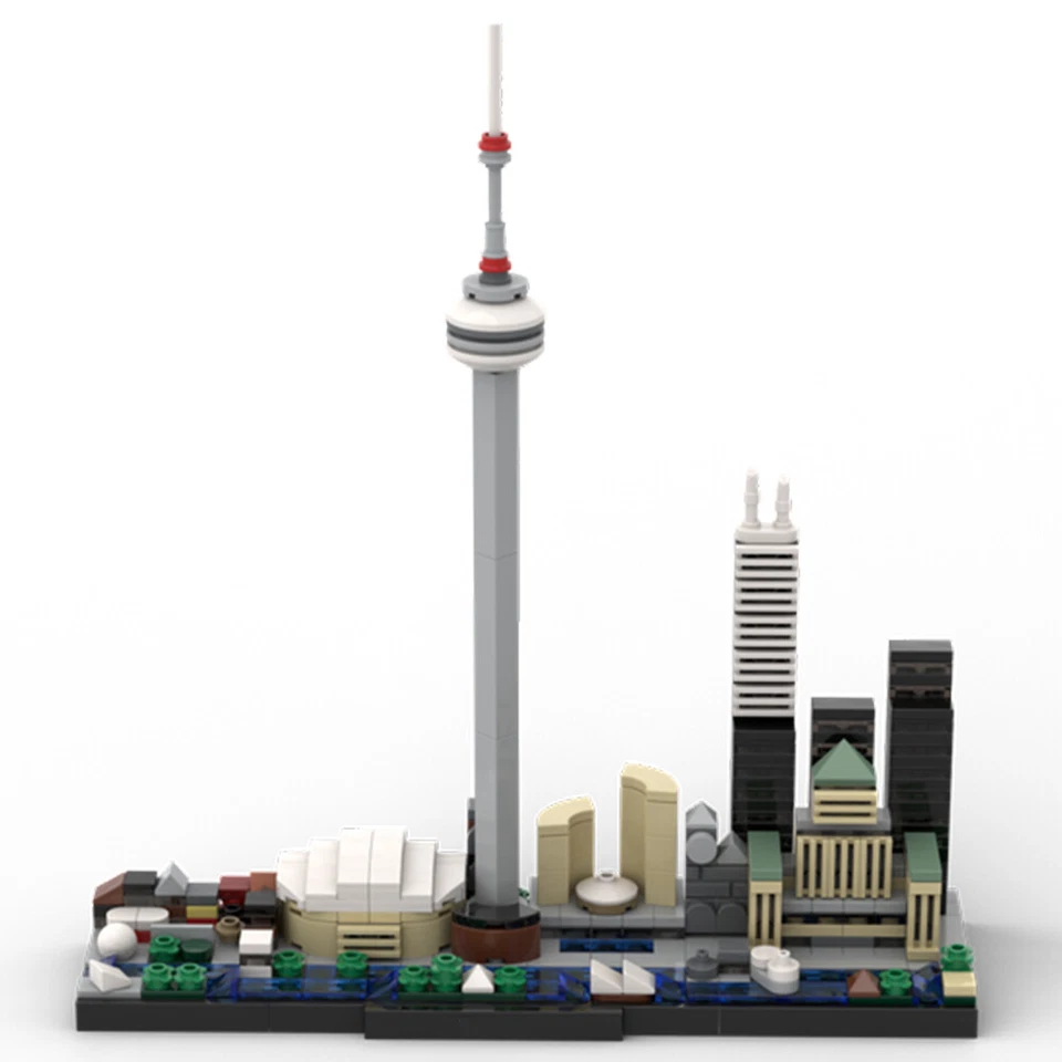 MOC: Toronto - City Architecture Skyline Model Building Toys Set 429 Pieces - Image 1 of 1