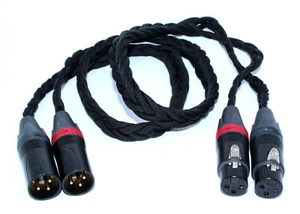 Ultra low capacitance Litz Balanced XLR stereo pair cable for audiophiles - Picture 1 of 2