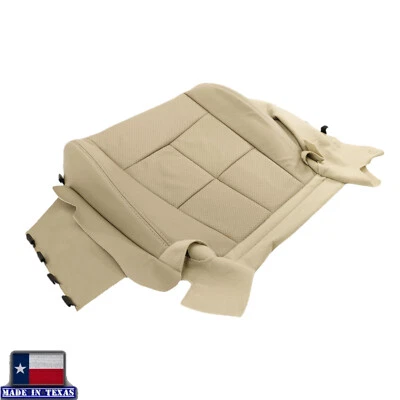 Cubierta de asiento de cuero hecha para Lincoln Navigator 2007-2014 parte inferior del conductor bronceada Foto 1 de 4