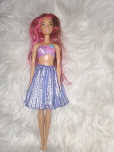 Barbie Dolphin Magic Transforming Mermaid Doll redressed, signs of use, paint... - Picture 1 of 4