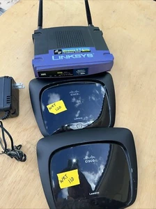 Asst Cisco Linksys WRT120N 110 2.4ghz- 4Port Ethernet Wireless Broadband Routers - Bild 1 von 16