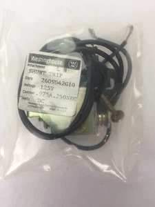 MARTILLO WESTINGHOUSE/CUTLER 2609D42G10 L.H. SHUNT TRIP 125VDC 0.975A 0.250SEC - Imagen 1 de 6