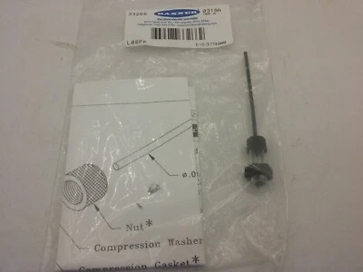 BANNER L08FP PHOTOELECTRIC SENSOR FIBER OPPOSED M8 THREADED LENS NIB - Image 1 of 4