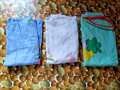 Grembiule da cucina - Set 3 pezzi - !00% Cotone alta qualità - Immagine 1 di 4